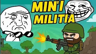 Funny crate 🧰 opening and junkyard match in mini militia 🪖