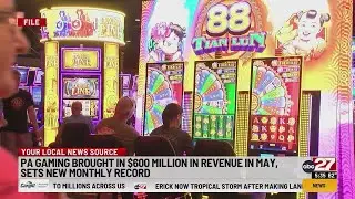 PA gaming brought in $600M in revenue in May, setting new monthly record