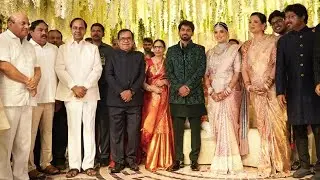 CM KCR Exclusive Visuals at Brahmanandam son Siddharth Marriage | TOT