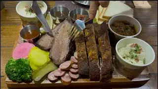 🥩🍄&zwj;🟫🍆🔥 TEXAS BBQ. #bbq #meat #feast #eating #grill #food #yummy #delicious #texas #fun #texasbbq