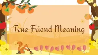 English Reading 📚 Time/ True Friend Meaning/ Moral Stories/ Short Stories