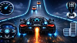 GT Car Stunt Racing Simulator || Muscle Car Mega Tracks Races 3D || Android GamePlay #2 # Gt car 