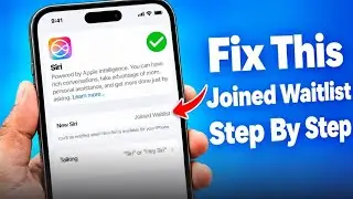 How to Fix New Siri AI Joined Waitlist Problem (Solution ✅) | iOS 27 Siri AI Stuck on Joined Wait...