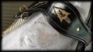 Fox Archer Black. Hand made leather Fantasy horse bridle