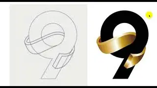 Beautiful Letter Creation with Freehand Tool in Corelldraw - Ahsan sabri