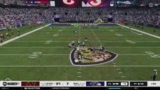 Titus Abraham with a beautiful TD throw (M26 online franchise)