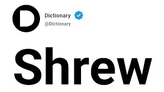 Shrew Meaning In English