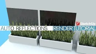Рендеринг в Sketchup &mdash; Автоматическое отражение &mdash; Использование IRender nXt