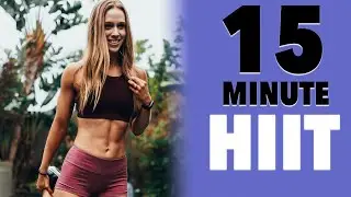 15-MINUTE AT HOME HIIT WORKOUT | FOLLOW ALONG WORKOUT