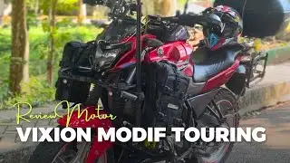 REVIEW YAMAHA VIXION 150 - MODIFIKASI TOURING