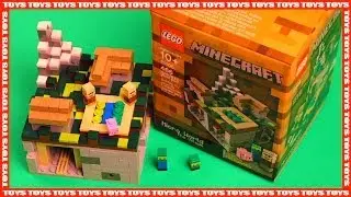 Lego Minecraft - Micro World, The Village #21105 - Time Lapse Build