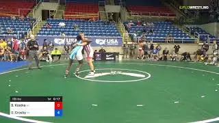 2018 USMC-USAW Cadet & Junior FS Nationals/Cadet 195 Consi-Semis - Bret Kostka (WI) Vs. Dorian Cro