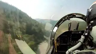 Extreme Low Flying in an F/A-18 Hornet