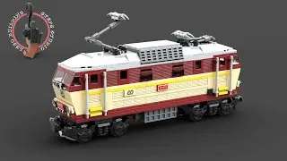 LEGO Speedbuild: Czech Locomotive 371 | Custom Train MOC