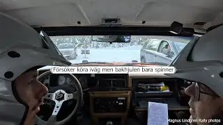 Utrikesrundan 2025 SS2 rallydebut Arvid Lindgren