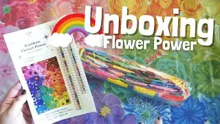 Rainbow Flower Power by Lars Stewart 🌷🌹🌼🌻 DAC Diamond Painting Unboxing