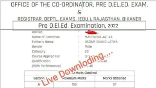 Rajasthan BSTC Result 2022 Out How To Chek Rajasthan BSTC Result 2022 Out Rajasthan BSTC Result 2022