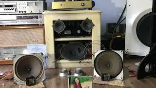 Ca dao em v&agrave; t&ocirc;i/ Test Amdam 7 ribbon tweeter & Fieldcoil