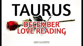 *TAURUS LOVE* WISHING YOU WOULD OPEN UP TO THEM! DECEMBER TAROT READING 2020 #TAURUS