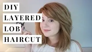 DIY Haircut (Adding Layers to a Lob) | Hey Julia Rae