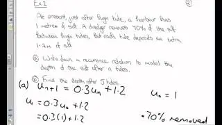 Old (Pre 2015) SQA Higher Maths Recurrence Relations Lesson 2 Making and using a recurrence relation
