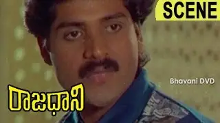 Ladies Strike To Ban Wine Shops | Rajadhani Telugu Movie Scenes