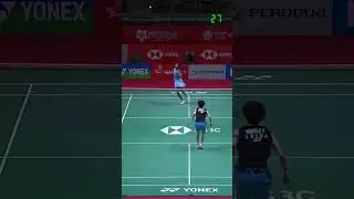 The best rally! (55 shots) Wang Zhi Yi vs Pusarla V. Sindhu | Malaysia Masters 2024 WS F #shorts