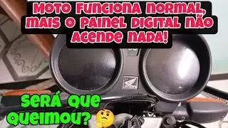 Painel Digital da Titan 150 Parou de Funcionar, não Acende Nada! Será que Queimou?
