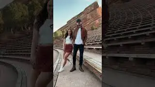 Guess where we are?! #dance #vibes #couple