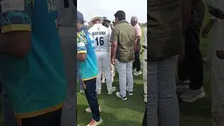RANJI MATCH 2025 KARNATAK V/S GOA IN SHIVAMOGGA KAR CAR GOT ACCIDENT 😭🙏 VERY SAD