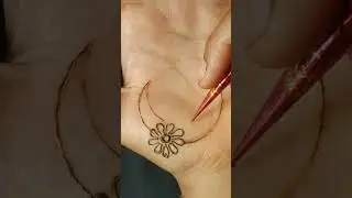 simple mehndi design#design #artist #wedding #trending #fashion #reels #henna #mehndi #art #moon