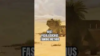 STOP Using Rocks to Tame the Fasolasuchus in Ark Survival Ascended