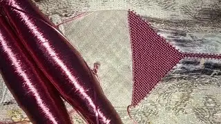 راندة حصيرة فنص طوق كاتجي رائعة بطريقة سهلة وشرح مبسط 