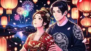 Lantern Festival 🌸 Romantic Palace Love Story | Ghibli Style Video