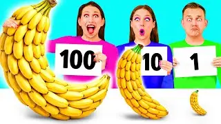 100 Слоев Еды Челлендж | Вкусные Кухонные Лайфхаки от BaRaDa Best