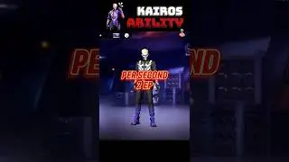 Most Powerful Character 🤯 Kairos !! How to use Kairos Character #shorts #freefire