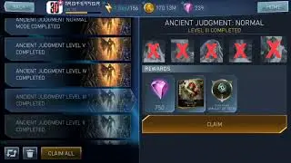 ANCIENT JUDGEMENT | INJUSTICE 2 | BLACK ADAM SOLO RAID REWARDS ONLY |