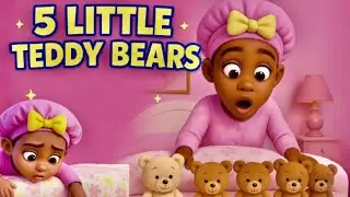 FIVE LITTLE TEDDY BEARS SONG | #youtubekids  #nurseryrhymes