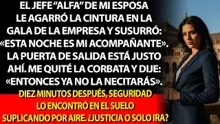 “El jefe alfa de mi esposa la tomó de la cintura: ‘Esta noche es mi acompañante’. Minutos después…”