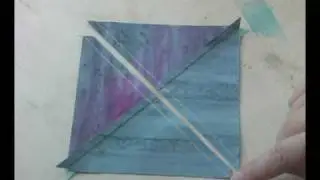 Pressing and Piecing Quarter Square Triangles