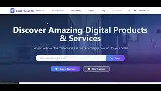 Marketplace | Premium Freelance & Digital Asset Platform (EpicFreelancer.com) - Full Walkthrough
