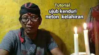 Cara ujub kenduri weton (neptu) kelahiran dengan bahasa Jawa.