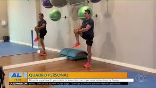 Quadro Personal; dicas de aquecimento para ativar os m&uacute;sculos com o personal trainer Marcos Soares -