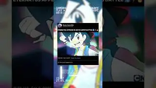 Eternatus Appears in Ash vs Leon Battle 🥶⚡️🔥 #anime #pokemon #shorts