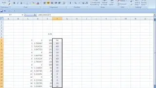 Using Excel to create Sin wave look up table