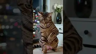 #CuteAnimalVideo #CutenessOverload #SweetCat #InspiringPets #RescueCat #CatWarrior #TinyFighter