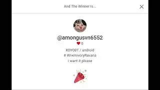 7 IVORY Ravana giveaway Winners #winners