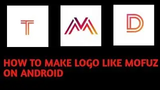 How to make logo like MOFUZ ON ANDROID