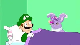Yoshi's Quest TV Series Luigi am sleeping my Socks Fergalicious Fergie