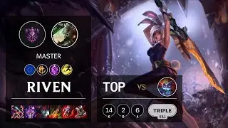 Riven Top vs Heimerdinger - EUW Master Patch 11.22